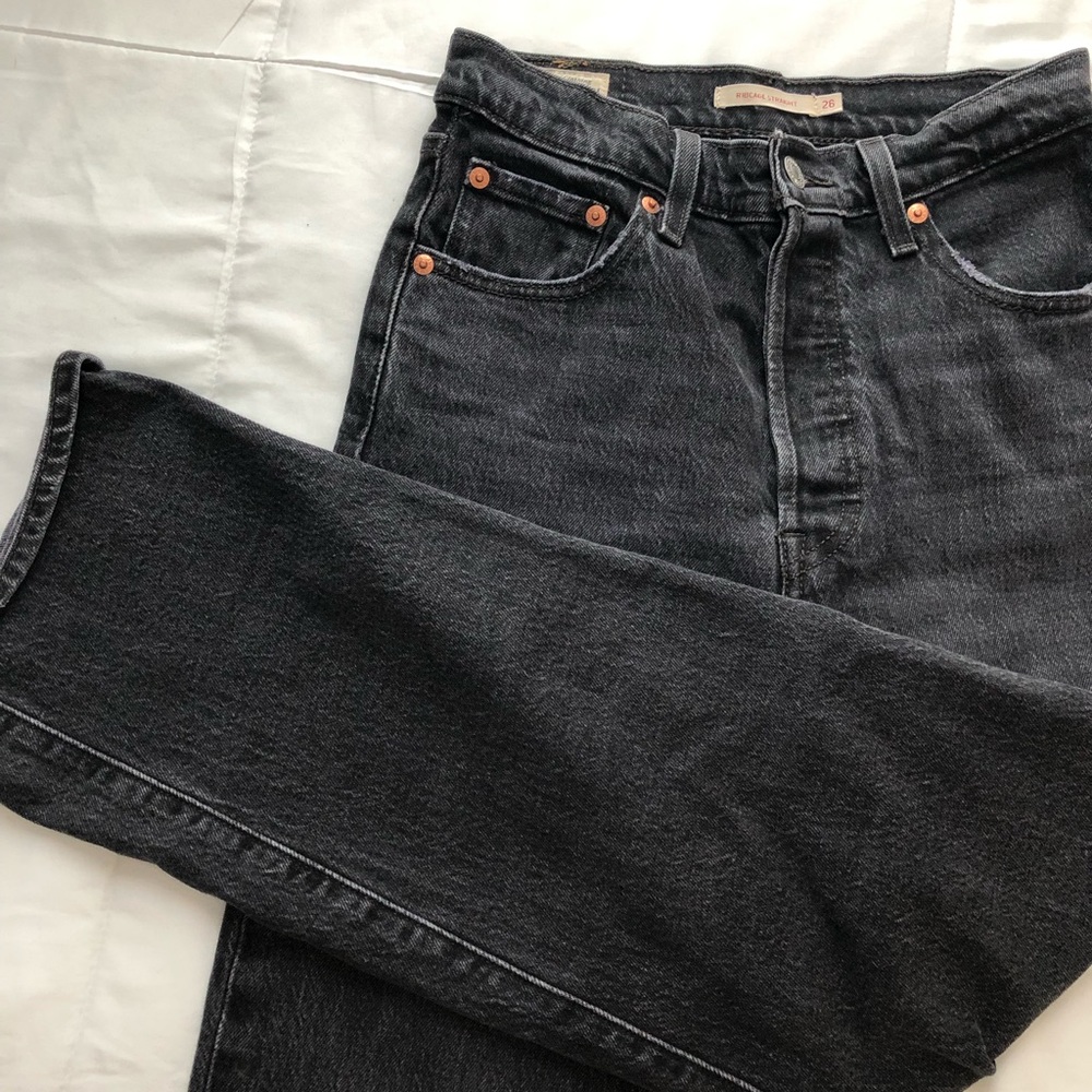 Levis Ribcage Straight Jeans